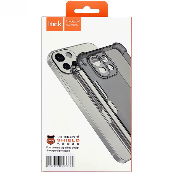 Etui IMAK do OnePlus 11 5G, Dropproof, przezroczyste / czarne