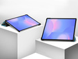 Etui z nadrukiem do Samsung Galaxy Tab S10 FE+ Plus – styl i ochrona w jednym - kwiaty moreli