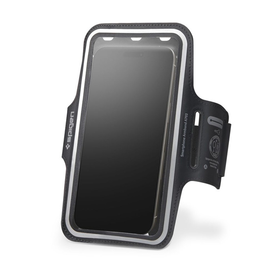 Etui na ramię SPIGEN A703 Dynamic Shield Armband do smartfonów do 6.9", czarne