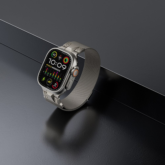 Bransoleta do Apple Watch 1/2/3/4/5/6/7/8/9/10/11/SE Ultra 1/2/3 42/44/45/46/49mm, Beżowa