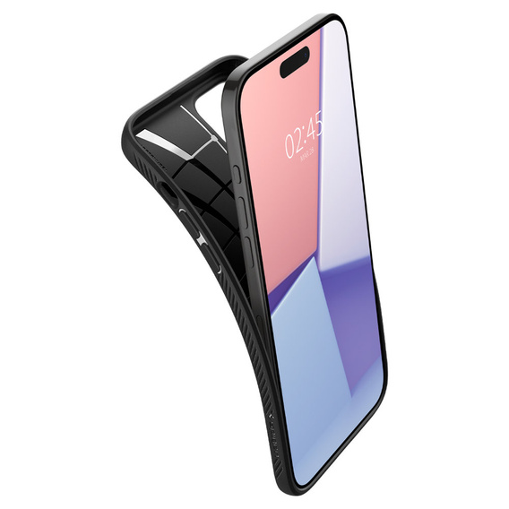 Etui Spigen do iPhone 15 Pro, Liquid Air, Czarne