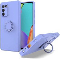 Etui Smooth Ring do Samsung Galaxy A03s, Lavender