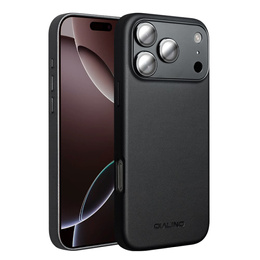 Etui QIALINO do iPhone 17 Pro, do MagSafe, z ochroną aparatu, czarne