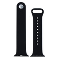 Pasek Silikonowy do Apple Watch 1/2/3/4/5/6/7/8/9/10/11/SE Ultra 1/2/3 42/44/45/46/49mm, Czarny