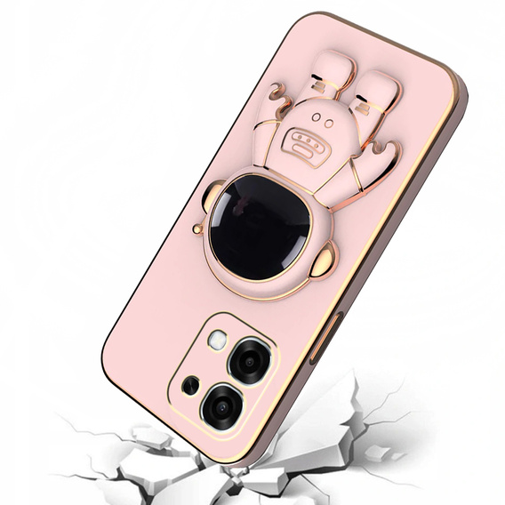 Etui do Oppo A6 Pro 5G, Astronaut, różowe
