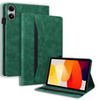 Etui z klapką i kieszonkami na karty do Xiaomi Redmi Pad 2 - Zielone