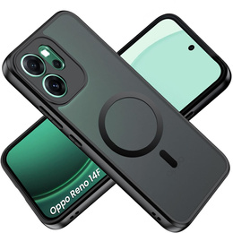 Etui do Oppo Reno 14 F / 14 FS, Matt Case, do MagSafe, matowe czarne