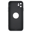 Etui do MagSafe do iPhone 12, Hole for Apple Logo, fioletowe