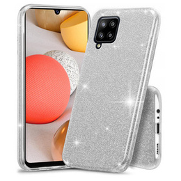 Etui Glitter Case do Samsung Galaxy A42 5G, Silver