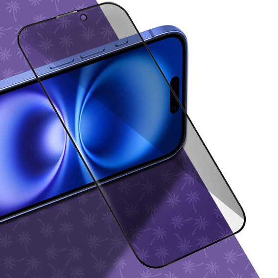 Szkło Hartowane Prywatyzujące Shy Palm do iPhone 16