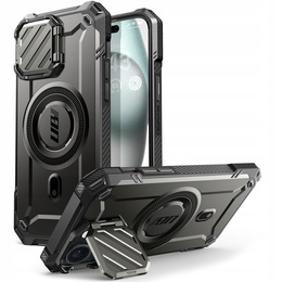 Etui Supcase do iPhone 15, Unicorn Beetle XT, Czarne