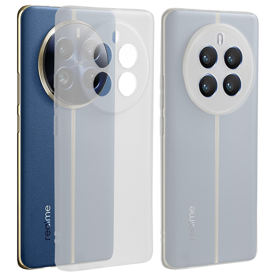 Etui ERBORD Ultra Slim do Realme 12 Pro 5G / 12 Pro+ 5G, Matowe Przezroczyste