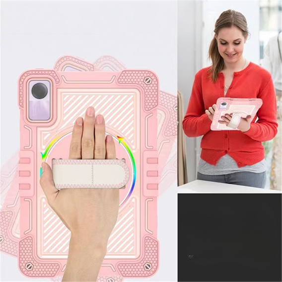 Etui do Xiaomi Redmi Pad SE 11", Armoured Protective, różowe