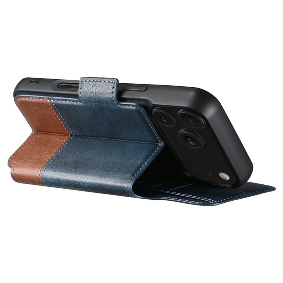 Etui z klapką 2w1 SUTENI do iPhone 17 Pro Max, do MagSafe, niebieskie