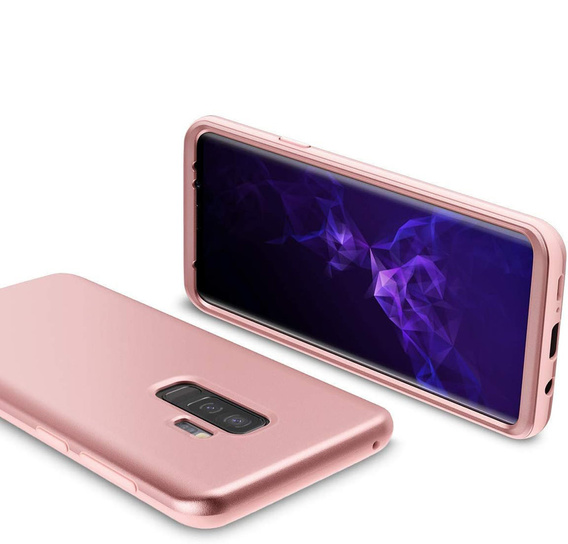 Etui do Samsung Galaxy S9+ Plus, Suritch Full Body, różowe rose gold