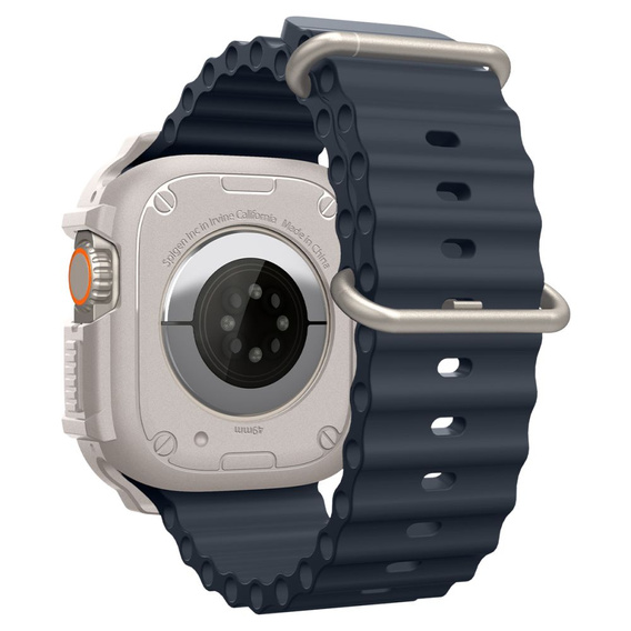 Etui Spigen do Apple Watch Ultra 1/2/3 49mm, Rugged Armor, Beżowy