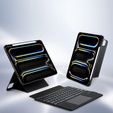 Etui z klawiaturą do iPad Pro 11" 2024 (5 gen.), Dux Ducis DK Series, czarne