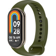 Pasek Silikonowy do Xiaomi Smart Band 10 / 9 / 8, Ciemnozielony