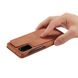 Etui z klapką do Samsung Galaxy S20 FE, LC.IMEEKE, brązowe
