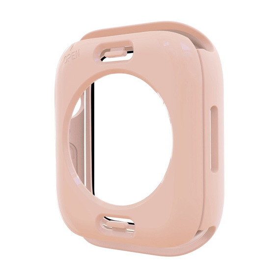 2w1 Etui + Szkło Hartowane do Apple Watch 7/8/9 41MM, Różowe