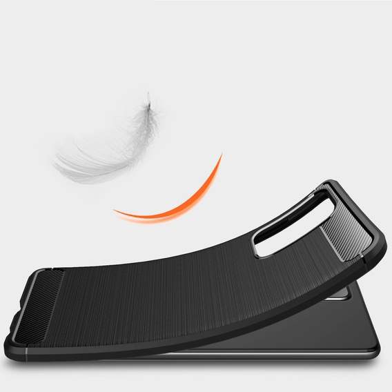 Etui do Samsung Galaxy A53 5G, Karbon, czarne