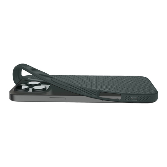 Etui Spigen do iPhone 16 Pro, Liquid Air, zielone + Szkło hartowane