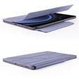 Magnetyczne etui origami do Samsung Galaxy Tab S10 Lite / S10 FE / S9 FE / S9 – ciemnofioletowe