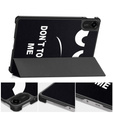 Etui z klapką i napisem "Don't Touch Me" do Xiaomi Redmi Pad 2