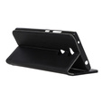 Etui z klapką do Sony Xperia L2, Flexi Book, czarne