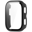 Etui z hartowanym szkłem do Amazfit Bip 6 – pełna ochrona 2w1 - czarne