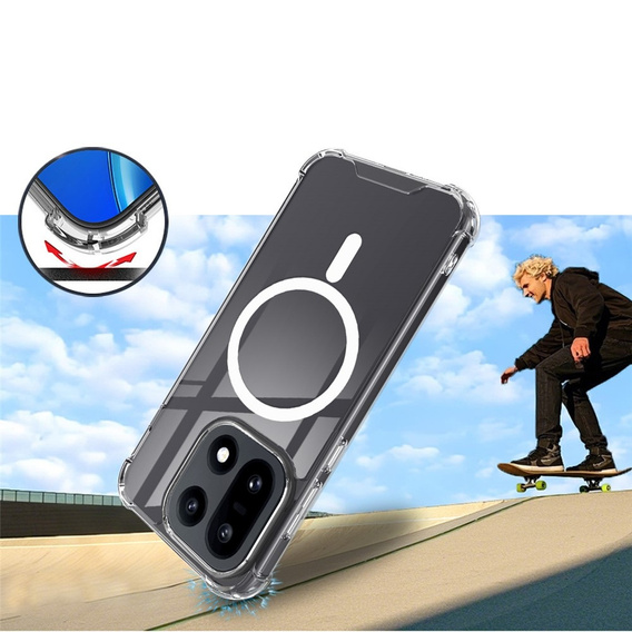 Etui IMAK do OnePlus 15, Clear Case, do MagSafe, przezroczyste