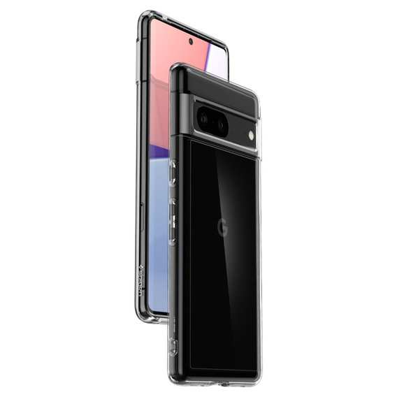 Etui Spigen do Google Pixel 7, Ultra Hybrid, Crystal Clear, przezroczyste