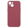 Etui do iPhone 15, Silicone Lite, czerwone