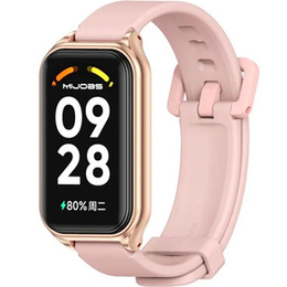 Pasek Silikonowy do Xiaomi Redmi Smart Band 2 / Xiaomi Smart Mi Band 8 Active, Różowy