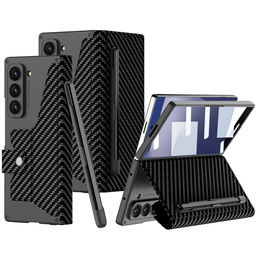 Etui portfelowe z klapką do Samsung Galaxy Z Fold 7 5G – carbon czarne