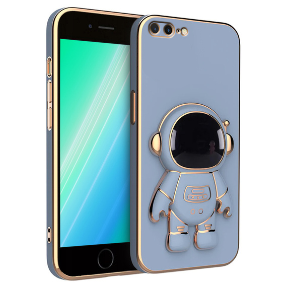 Etui do iPhone 7 Plus / 8 Plus, Astronaut, niebieskie