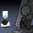 Etui do Honor 400 Lite, do MagSafe, ERBORD Matt Case, czarny