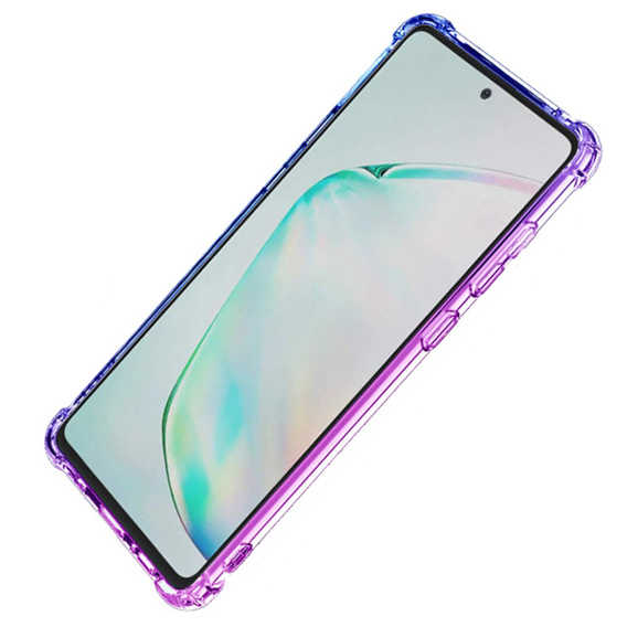 Etui Gradient Dropproof do Samsung Galaxy A22 5G, Fioletowe / niebieskie