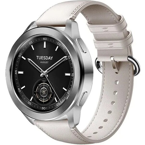 Skórzany Pasek uniwersalny 22mm, z owalną klamrą, Biały