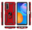 Etui pancerne do Huawei P Smart 2021, Nox Case Ring, czerwone