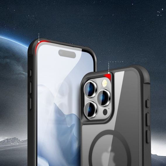 Etui Magnetyczne do Magsafe do iPhone 15 Pro Max, czarne