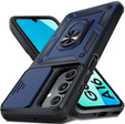 Etui pancerne do Samsung Galaxy A16 / A16 5G, CamShield Slide, niebieskie