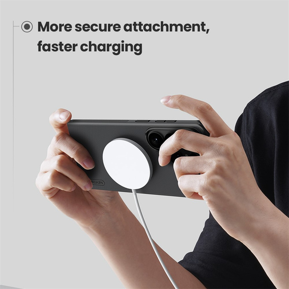 Etui NILLKIN do Samsung Galaxy S26 Ultra, Frosted Shield, do MagSafe, czarne