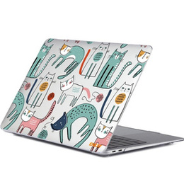 Etui ENKAY HardShell do MacBook Air 13 A2337 M1 A2179 A1932, Slim Cats