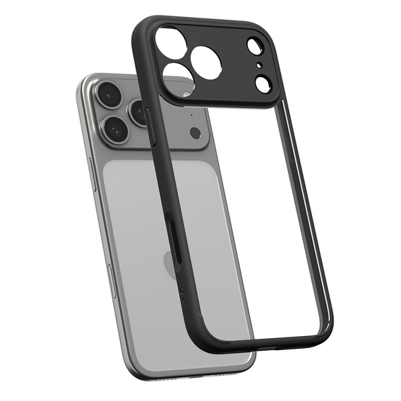 Etui Spigen do iPhone 17 Pro, Ultra Hybrid, Matte Black
