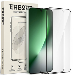 2x Szkło Hartowane do Honor Magic 8 Lite, ERBORD 3D pełne, szybka na cały ekran