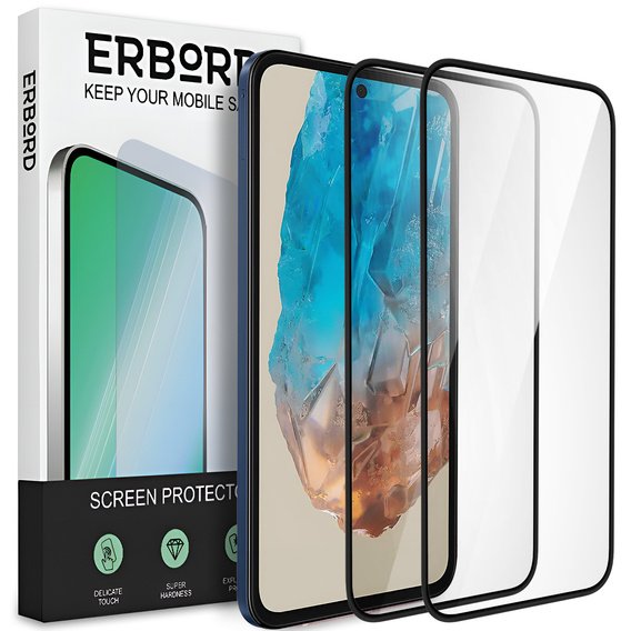 2x Szkło Hybrydowe Ceramic ERBORD do Samsung Galaxy M35