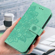 Etui z klapką do Xiaomi Redmi Note 12 5G / POCO X5 5G, Mandala, zielone