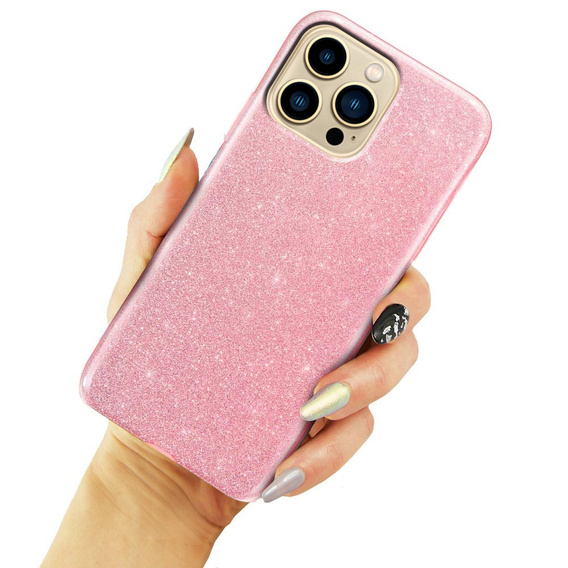 Etui Glitter Case do iPhone 13 Pro, Pink