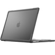 Etui do MacBook Air 15 2023 A2941, Czarne / Przezroczyste